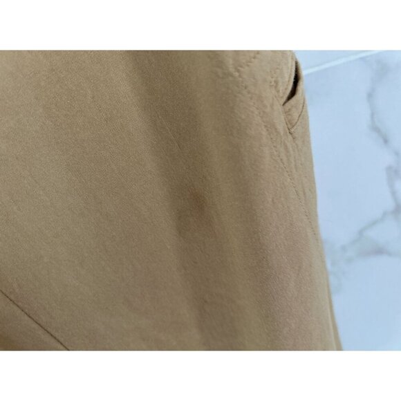 Vince Womens High-Waisted Paperbag Pants With Belt Beige Size S - Picture 12 of 12